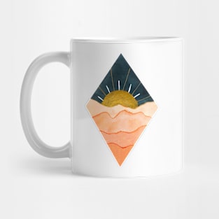 Orange and Gold Sunset Mug